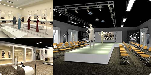 格林兄弟为服装企业提供的“多功能展厅-服装营销实训室”建设方案